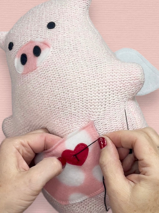 Hand-Stitched Letter