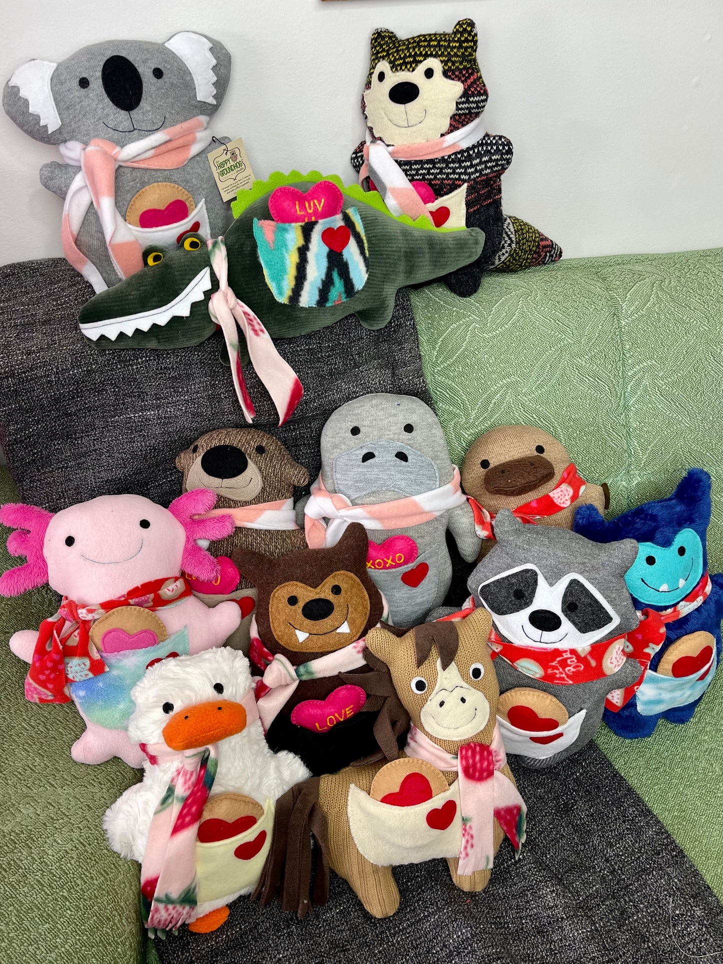 Valentines River Otter plushie