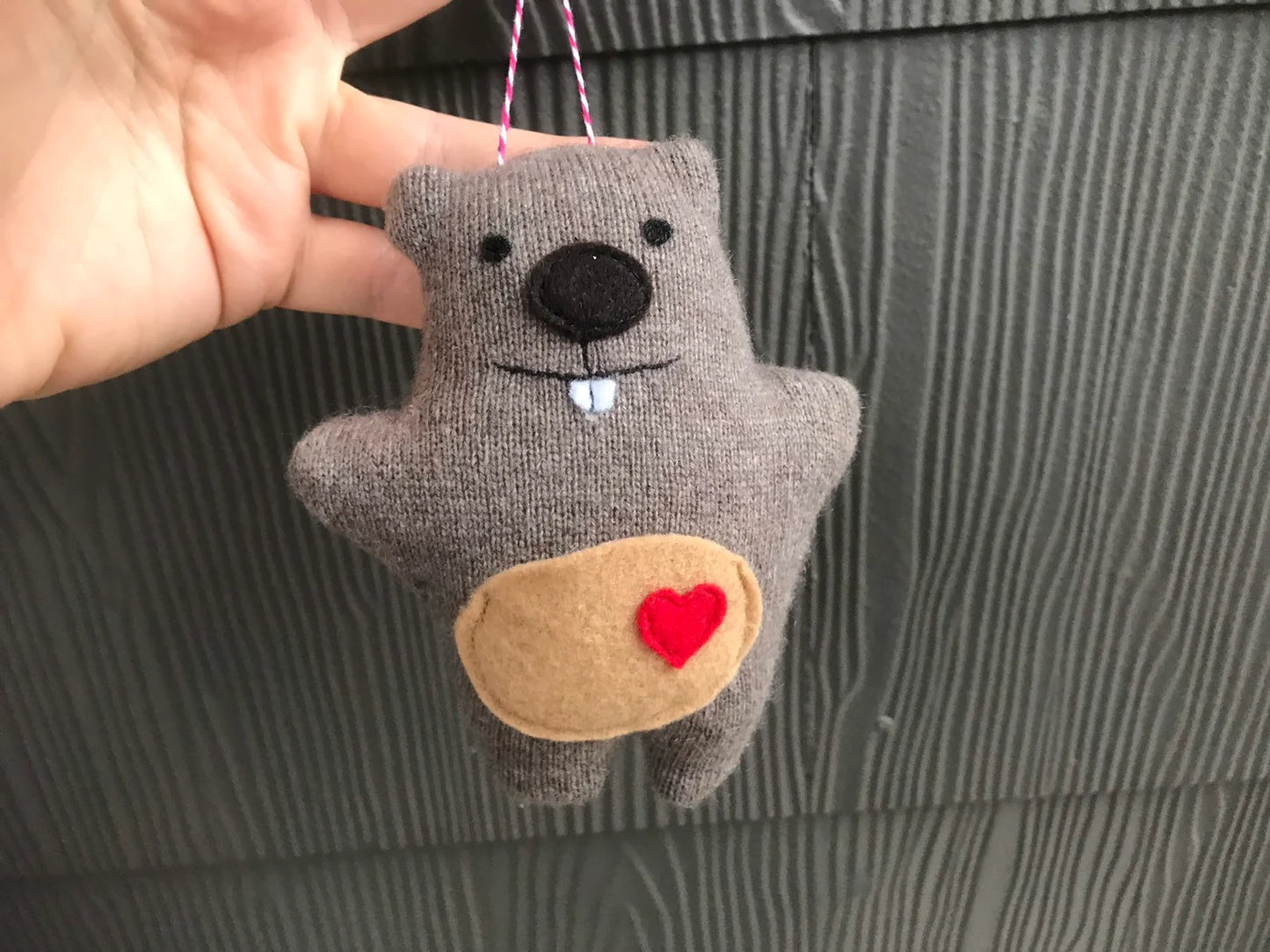 Happy Groundhog Ornament