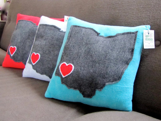 State of Ohio Pillow