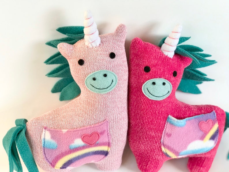 Happy Unicorn Stuffed Plushie