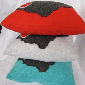 State of Illinois Pillow with heart over Chicago or any city