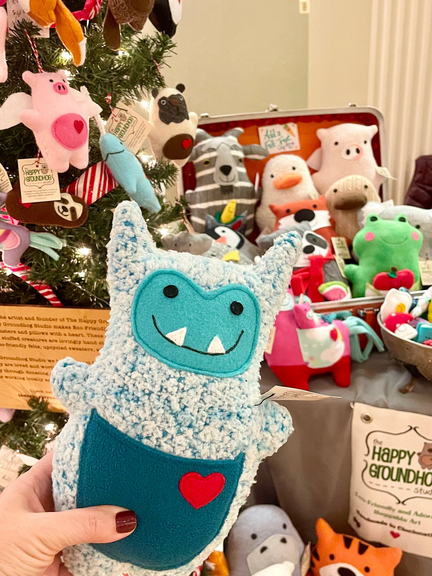 Happy Yeti Stuffed Animal