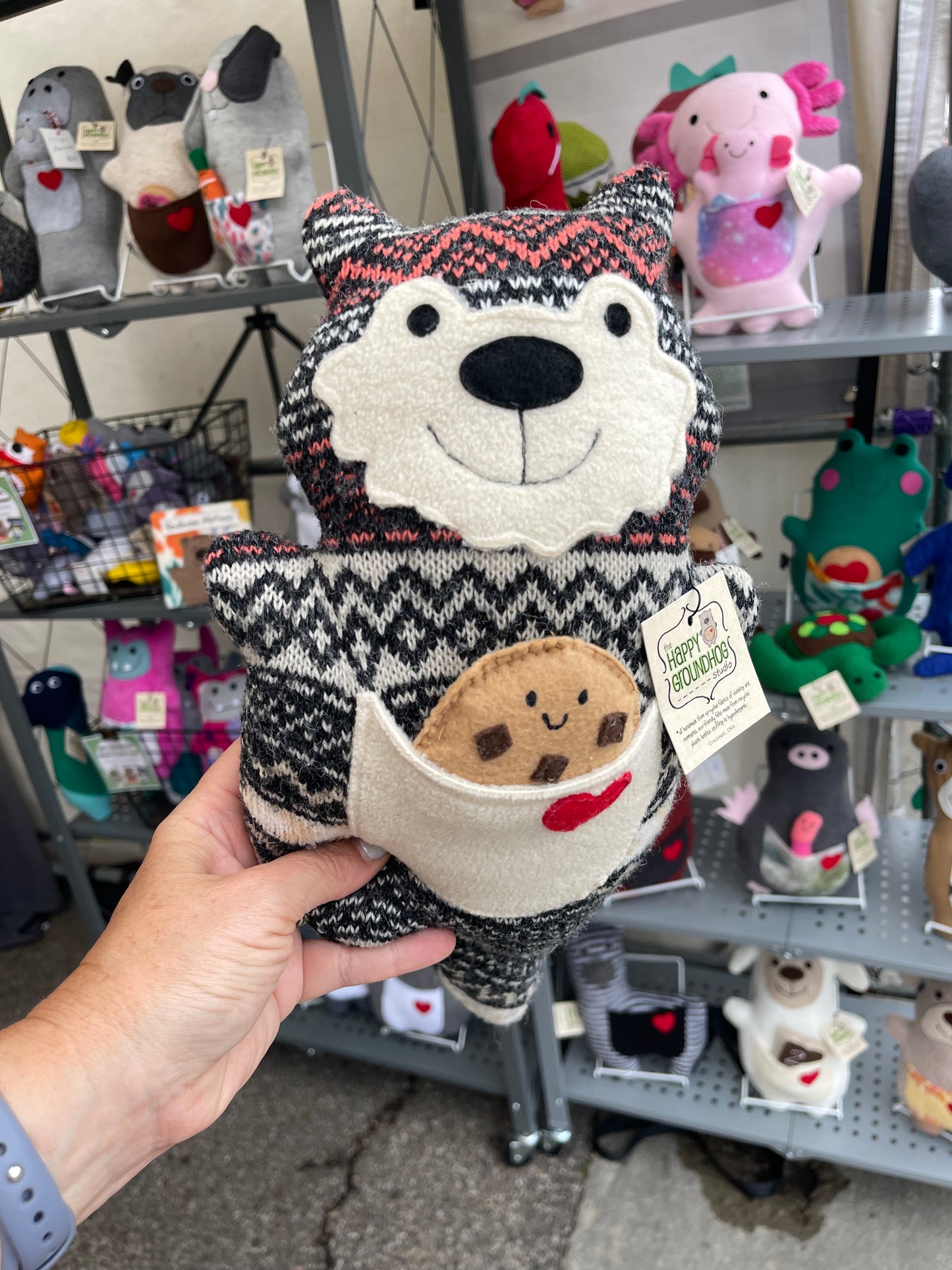 Wolf stuffed animal