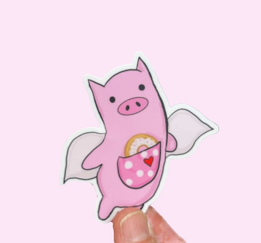 Flying Pig Sticker