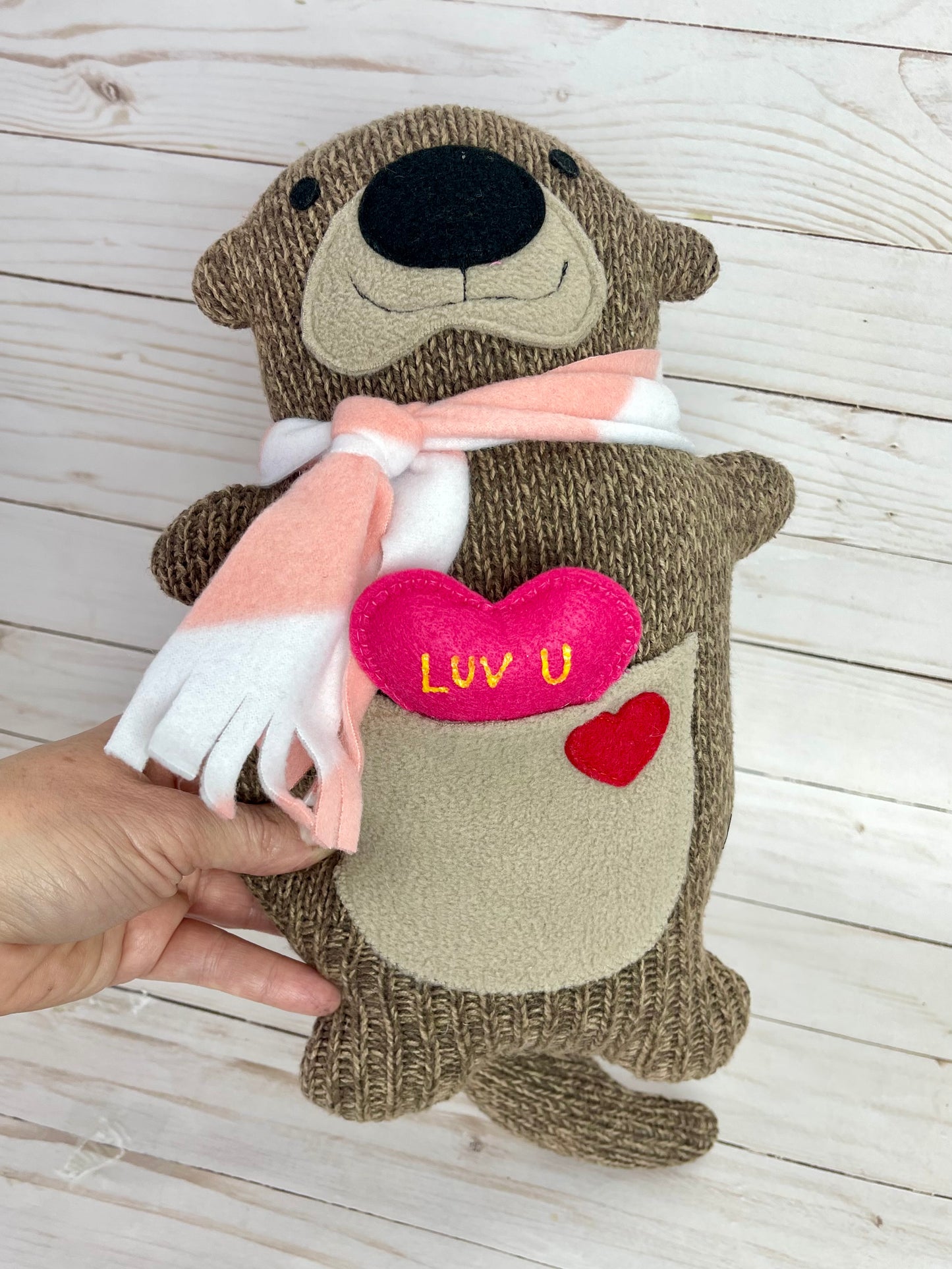 Valentines River Otter plushie
