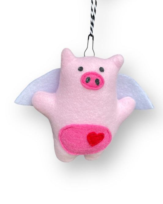 Flying Pig Ornament