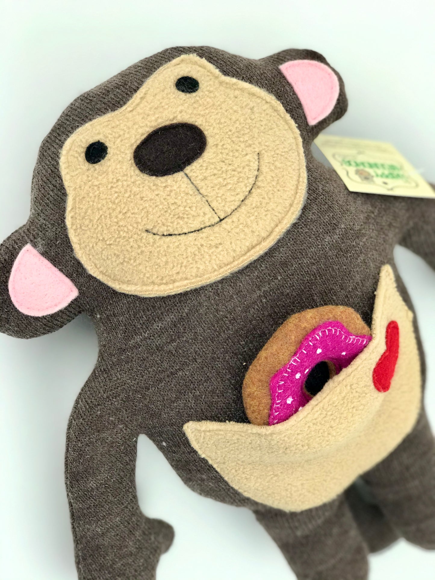 Happy Monkey Stuffed Animal