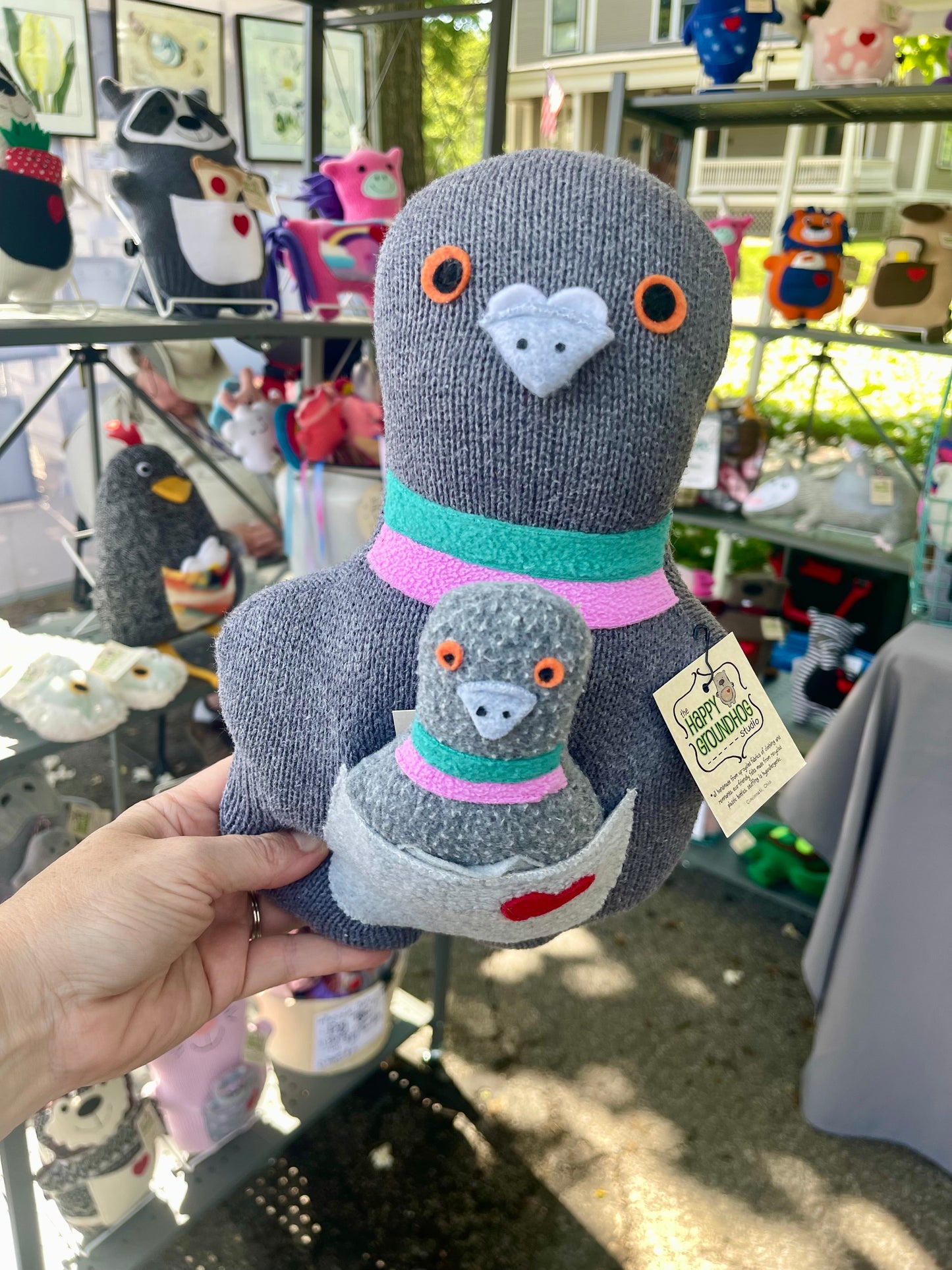 Pigeon stuffed animal