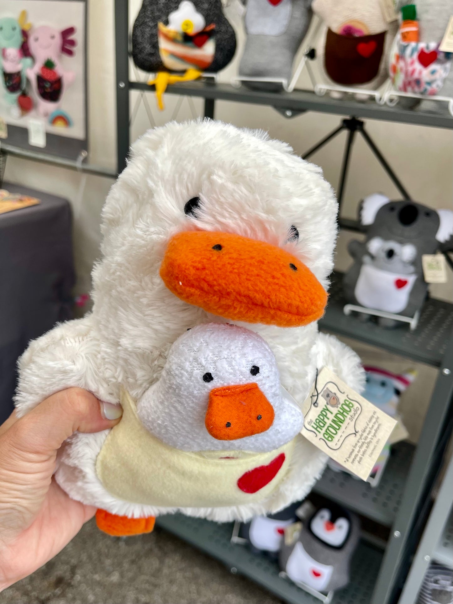 Duck stuffed animal