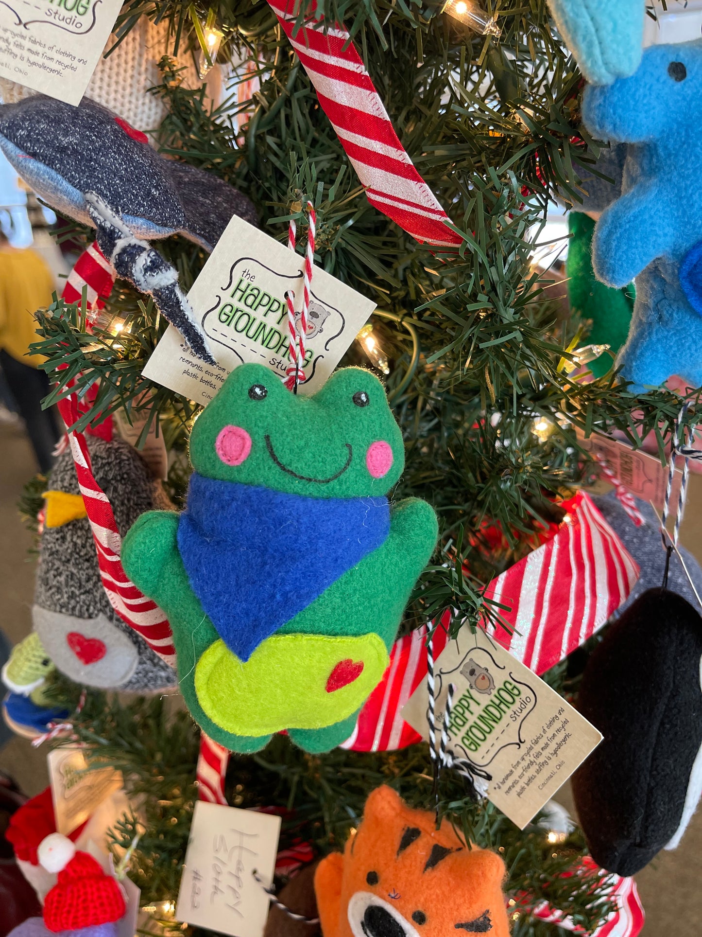 RESIST Frog Ornament