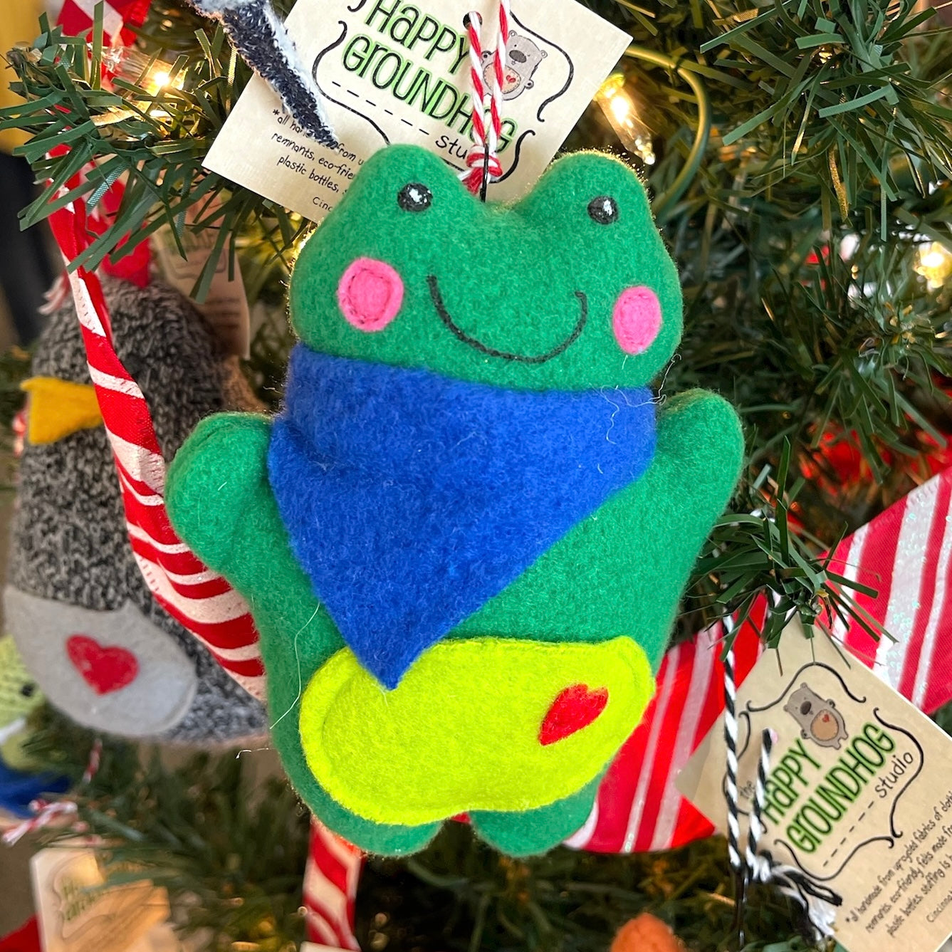 RESIST Frog Ornament