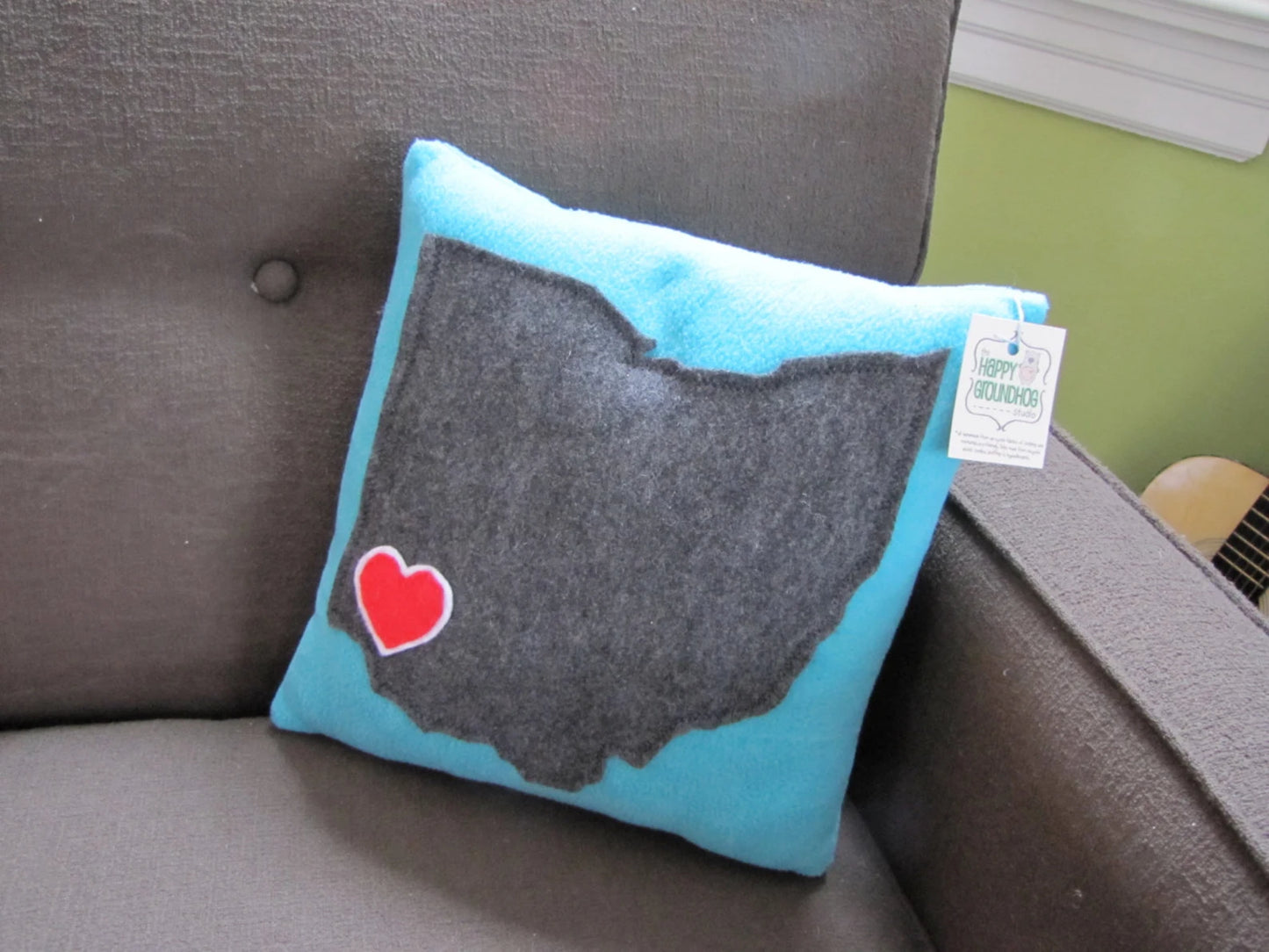 State of Ohio Pillow