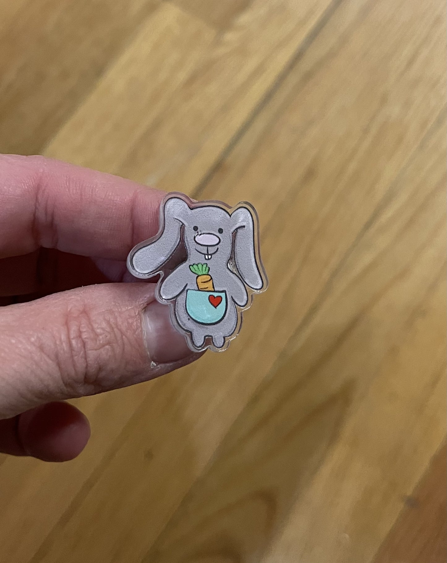 Bunny Acrylic Pin