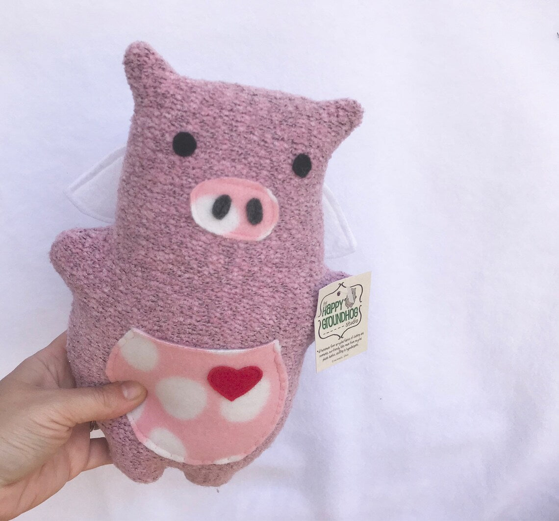 Flying Pig Stuffed Plush