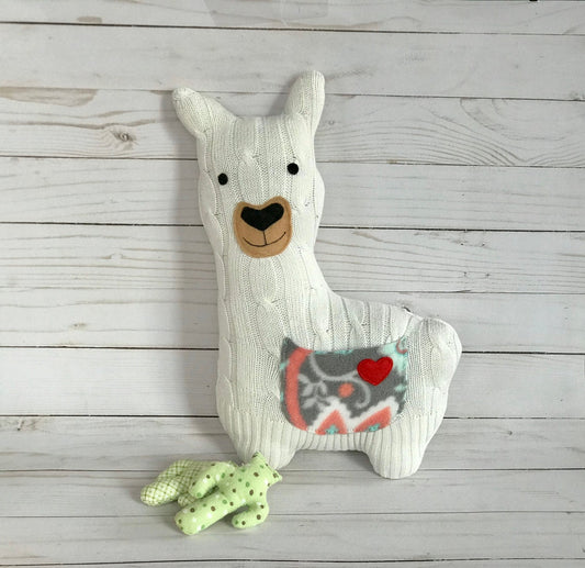 Happy Llama Stuffed Animal