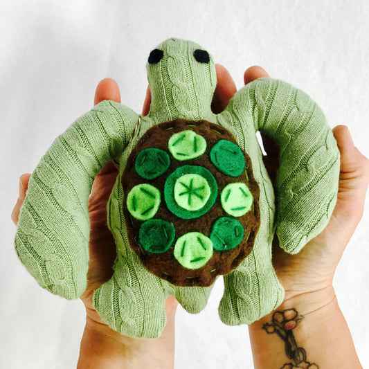 Ecofriendly Baby Sea Turtle stuffed animal plush