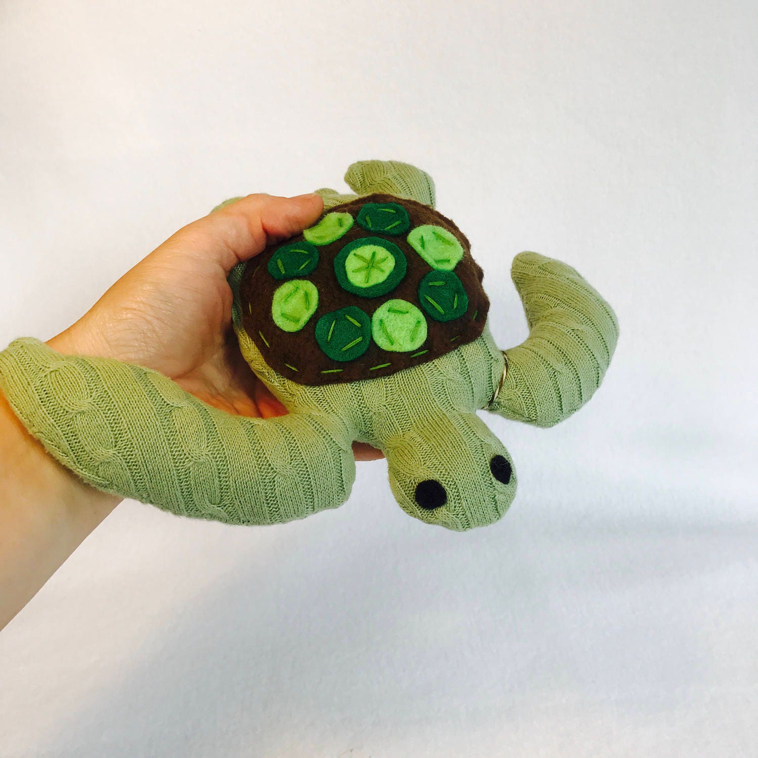 Ecofriendly Baby Sea Turtle stuffed animal plush