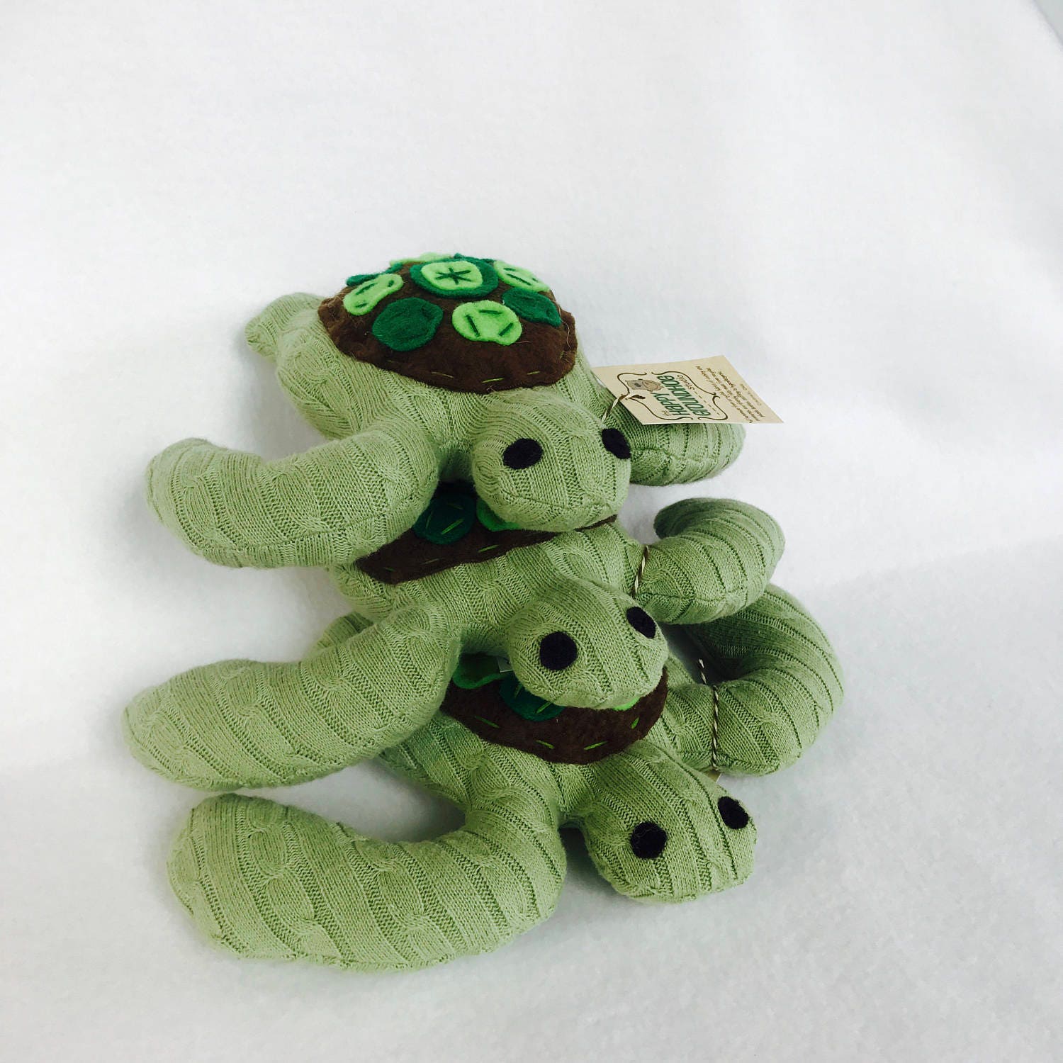 Ecofriendly Baby Sea Turtle stuffed animal plush