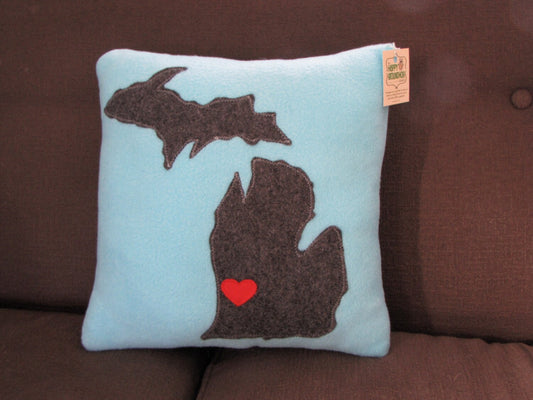 State Michigan Pillow